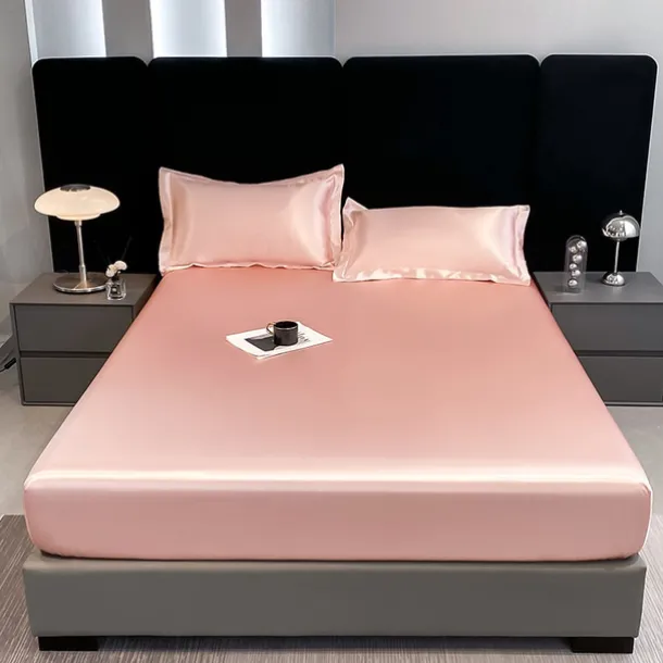 Satin Full-surround Anti-slip Urine-proof Mattress Cover Washed Silk Waterproof Bed Sheet Simmons Protective Cover
