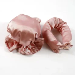 Satin Heatless Curling Set - Curling Stick + Curly Hair Cover, The Zero Heat BUN BONS Curling Set, Big Wave Sleep Lazy Person Curling Hair Artifact, Heatless Curly Hair Set for Women