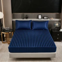 Satin Ice Silk Four-piece Set European American Sheets Bed Sheets Bedding