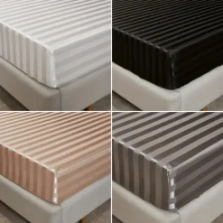 Satin Ice Silk Four-piece Set European American Sheets Bed Sheets Bedding