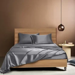 Satin Imitation Silk Bedding Four-piece Set Bed Sheet Bed Cover Pillowcase Combination Sheet Set