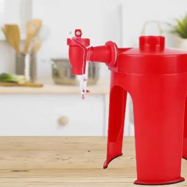 Saver Dispenser, Upside Down Beverage Dispenser for Home & Party Use, Drink Dispenser for Carbonated Drinks like Coca-Cola & Sprite, Mini Party Drink Tool