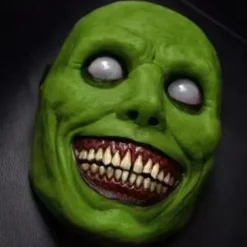 Scary Halloween Mask for Adults, Realistic and Durable Natural Latex Creepy Horror Mask for Cosplay