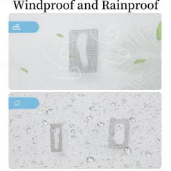 Screen Repair Tape Window Door Waterproof Patch Self-adhesive Super Fix Anti-Insect Mosquito Net Mesh Broken Holes