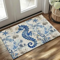 Sea Turtle Doormat Kitchen Mat Floor Mat Non-Slip Area Rug Oil Proof Rug Indoor Outdoor Mat Bedroom Decor Bathroom Mat Entrance Rug