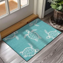 Sea Turtle Doormat Kitchen Mat Floor Mat Non-Slip Area Rug Oil Proof Rug Indoor Outdoor Mat Bedroom Decor Bathroom Mat Entrance Rug