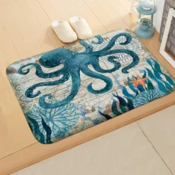 Sea Turtles Doormat,Floor mats Washable Rugs Kitchen Mat Welcome Mats Outdoor, Front Door Rug Outdoor Entrance, Rubber Mats Outside for Entryway, Patio, High Traffic Areas