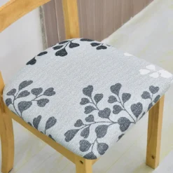 Seat Covers for Dining Room Stretch Boho Chair Slipcover Seat Covers Removable Washable Chair Protector Cushion Slipcovers for Dining, Office