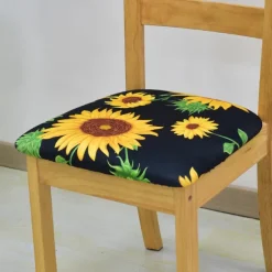 Seat Covers for Dining Room Stretch Boho Chair Slipcover Seat Covers Removable Washable Chair Protector Cushion Slipcovers for Dining, Office
