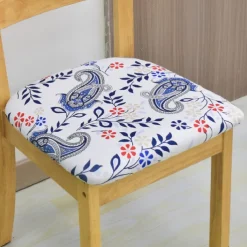 Seat Covers for Dining Room Stretch Boho Chair Slipcover Seat Covers Removable Washable Chair Protector Cushion Slipcovers for Dining, Office