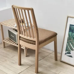 Seat Covers for Dining Room Burgundy Stretch Chair Seat Slipcover Elastic Black Chair Protector For Dinning Party Hotel Wedding Soft Removable Washable