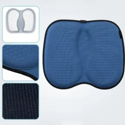 Seat Cushions Office Chair Pad,car Gel Seat Cushion for Back Pain Relief, Long Sitting for Computer Desk, Wheelchair with Non-Slip Cover