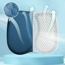 Seat Cushions Office Chair Pad,car Gel Seat Cushion for Back Pain Relief, Long Sitting for Computer Desk, Wheelchair with Non-Slip Cover