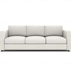 3-Seat Sofa Cover 100% Cotton Solid Color Quilted Slipcovers VIMcover LITB PRIME cover