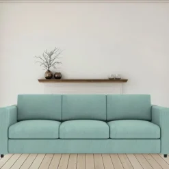 3-Seat Sofa Cover 100% Cotton Solid Color Quilted Slipcovers VIMcover LITB PRIME cover