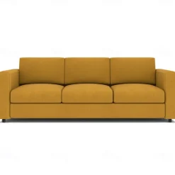 3-Seat Sofa Cover 100% Cotton Solid Color Quilted Slipcovers VIMcover LITB PRIME cover