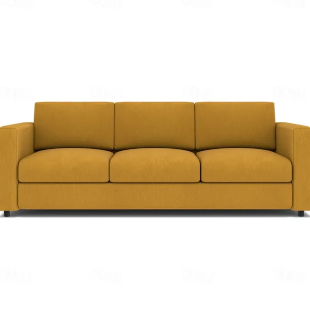 3-Seat Sofa Cover 100% Cotton Solid Color Quilted Slipcovers VIMcover LITB PRIME cover