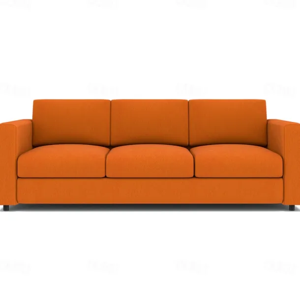 3-Seat Sofa Cover 100% Cotton Solid Color Quilted Slipcovers VIMcover LITB PRIME cover