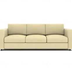 3-Seat Sofa Cover 100% Cotton Solid Color Quilted Slipcovers VIMcover LITB PRIME cover