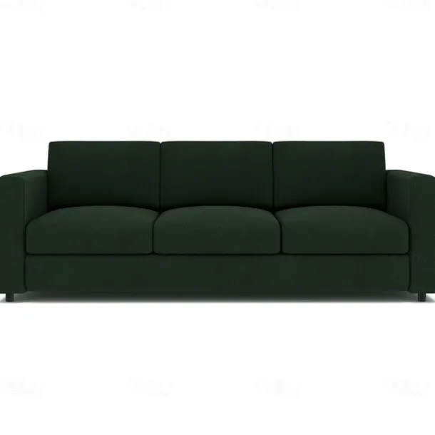 3-Seat Sofa Cover 100% Cotton Solid Color Quilted Slipcovers VIMcover LITB PRIME cover