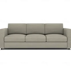 3-Seat Sofa Cover 100% Cotton Solid Color Quilted Slipcovers VIMcover LITB PRIME cover