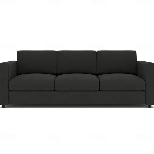 3-Seat Sofa Cover 100% Cotton Solid Color Quilted Slipcovers VIMcover LITB PRIME cover