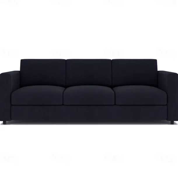 3-Seat Sofa Cover 100% Cotton Solid Color Quilted Slipcovers VIMcover LITB PRIME cover