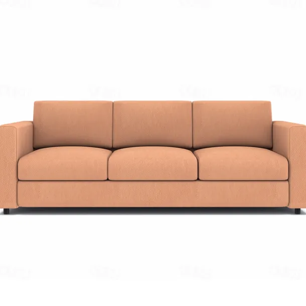 3-Seat Sofa Cover 100% Cotton Solid Color Quilted Slipcovers VIMcover LITB PRIME cover