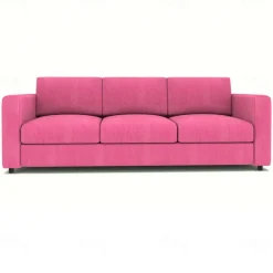 3-Seat Sofa Cover 100% Cotton Solid Color Quilted Slipcovers VIMcover LITB PRIME cover