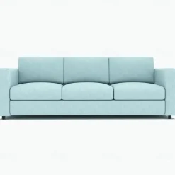 3-Seat Sofa Cover 100% Cotton Solid Color Quilted Slipcovers VIMcover LITB PRIME cover