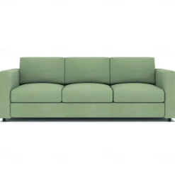 3-Seat Sofa Cover 100% Cotton Solid Color Quilted Slipcovers VIMcover LITB PRIME cover