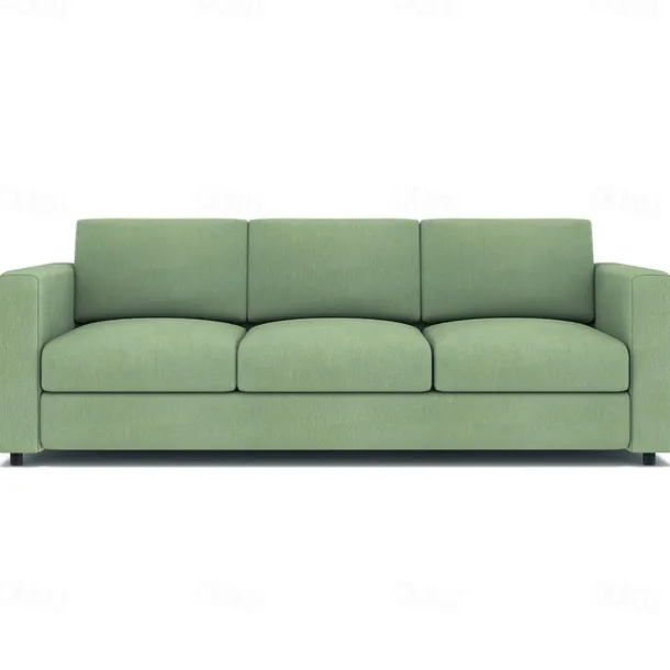 3-Seat Sofa Cover 100% Cotton Solid Color Quilted Slipcovers VIMcover LITB PRIME cover