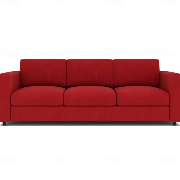 3-Seat Sofa Cover 100% Cotton Solid Color Quilted Slipcovers VIMcover LITB PRIME cover