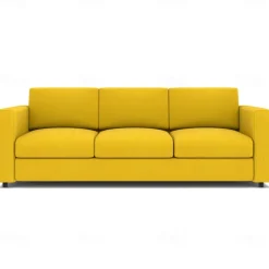 3-Seat Sofa Cover 100% Cotton Solid Color Quilted Slipcovers VIMcover LITB PRIME cover