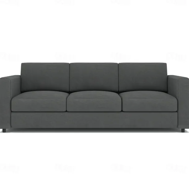 3-Seat Sofa Cover 100% Cotton Solid Color Quilted Slipcovers VIMcover LITB PRIME cover