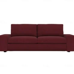 3-seat Sofa Cover Quilted 100% Cotton Slipcovers Solid Color KIVcover LITB PRIME cover