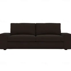 3-seat Sofa Cover Quilted 100% Cotton Slipcovers Solid Color KIVcover LITB PRIME cover