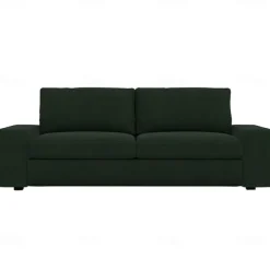 3-seat Sofa Cover Quilted 100% Cotton Slipcovers Solid Color KIVcover LITB PRIME cover