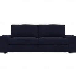 3-seat Sofa Cover Quilted 100% Cotton Slipcovers Solid Color KIVcover LITB PRIME cover