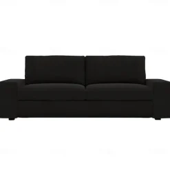 3-seat Sofa Cover Quilted 100% Cotton Slipcovers Solid Color KIVcover LITB PRIME cover