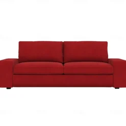 3-seat Sofa Cover Quilted 100% Cotton Slipcovers Solid Color KIVcover LITB PRIME cover