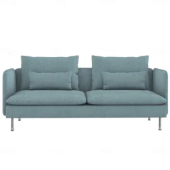 3-Seat Sofa Cover with Fine Linen Armrests Slipcovers Solid Color SODERcover LITB PRIME cover