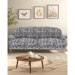 2seater Sofa Cover Floral Quilted 100% Cotton Slipcovers ESSEBODAcover LITB PRIME cover