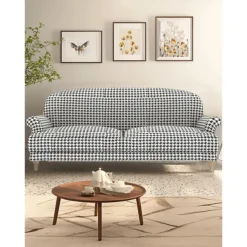 2seater Sofa Cover Floral Quilted 100% Cotton Slipcovers ESSEBODAcover LITB PRIME cover