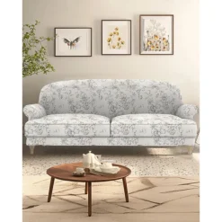 2seater Sofa Cover Floral Quilted 100% Cotton Slipcovers ESSEBODAcover LITB PRIME cover