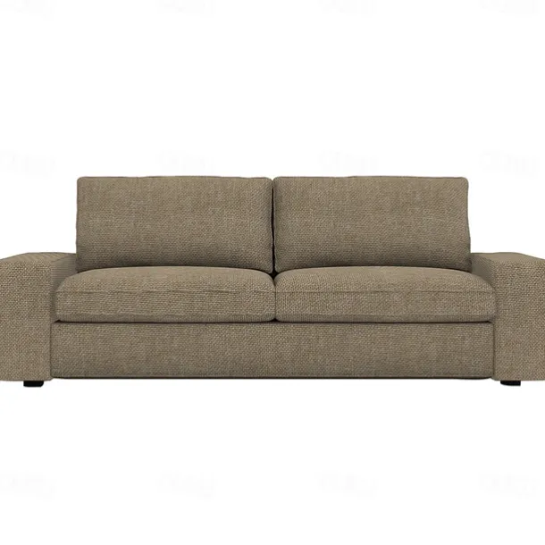 3-Seater Sofa Cover of Solid Color Slipcovers KIVcover LITB PRIME cover