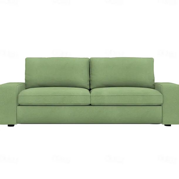 3-Seater Sofa Cover of Solid Color Slipcovers KIVcover LITB PRIME cover