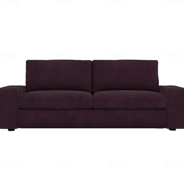 3-Seater Sofa Cover of Solid Color Slipcovers KIVcover LITB PRIME cover