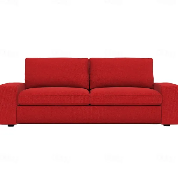 3-Seater Sofa Cover of Solid Color Slipcovers KIVcover LITB PRIME cover