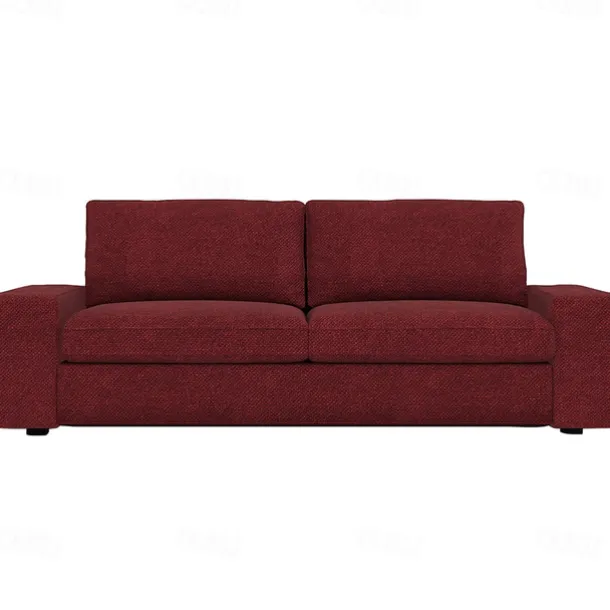 3-Seater Sofa Cover of Solid Color Slipcovers KIVcover LITB PRIME cover